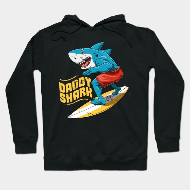 Funny Shark Enjoi Surfing Summer Surfer Surfboard Hoodie by melostore